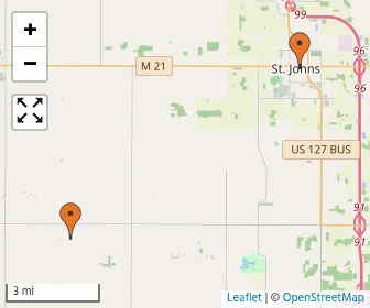 Area schools map